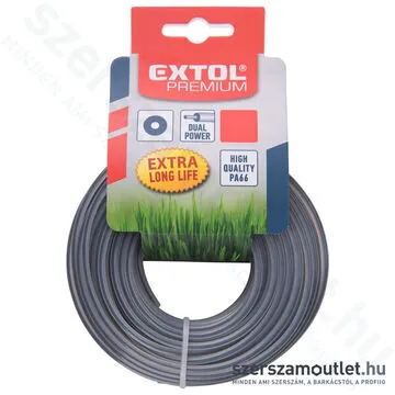 EXTOL Damil, kör keresztmetszetű 2,0mm/15m